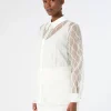 Marina Rinaldi Chemise en organza brodé BLANC Best