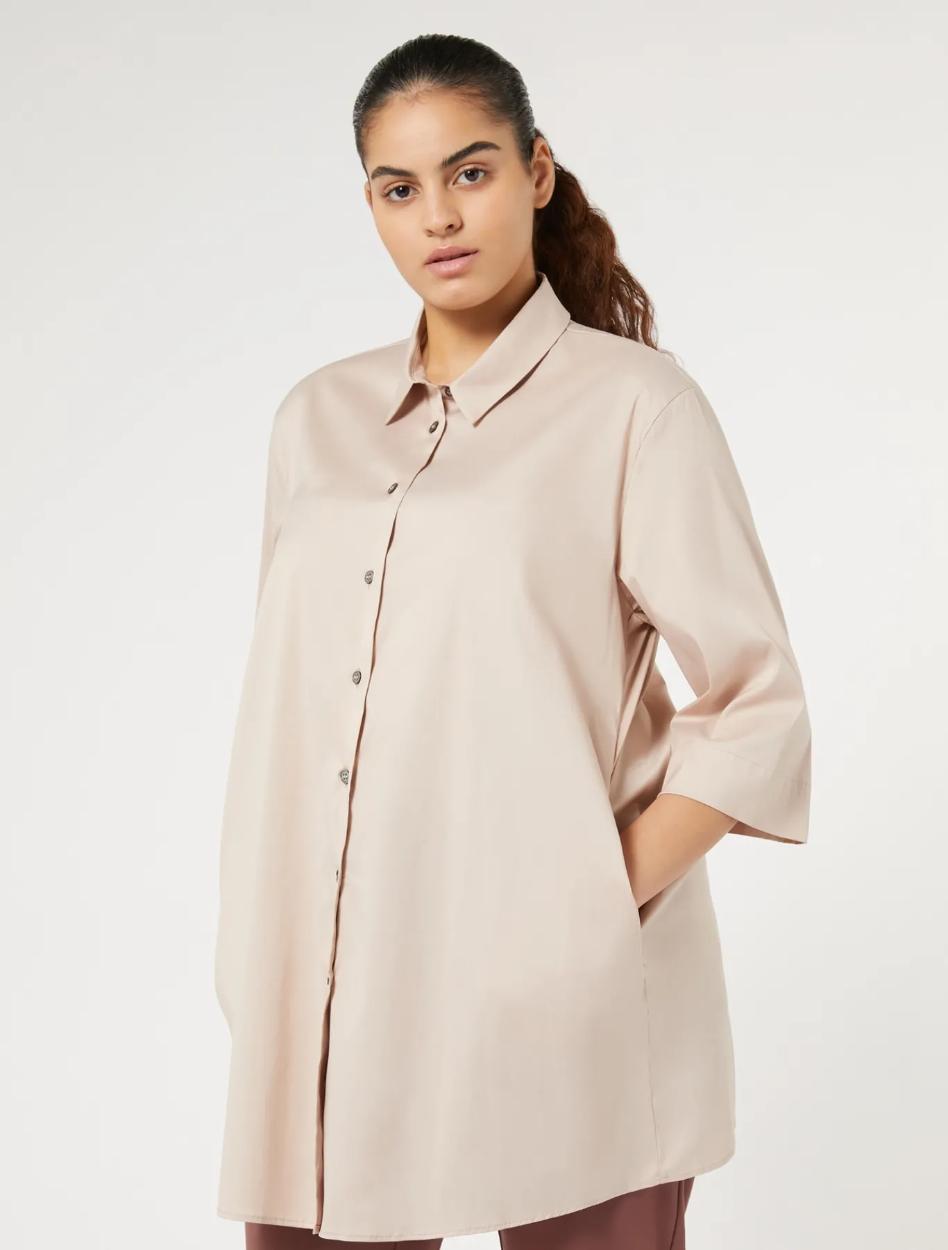 Marina Rinaldi Chemise en popeline IVOIRE Best