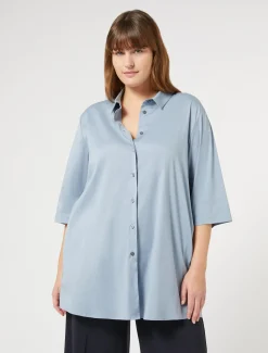 Marina Rinaldi Chemise en popeline GRISBLEU Online