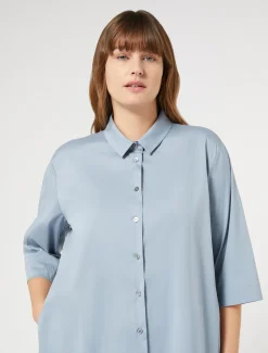 Marina Rinaldi Chemise en popeline GRISBLEU Online