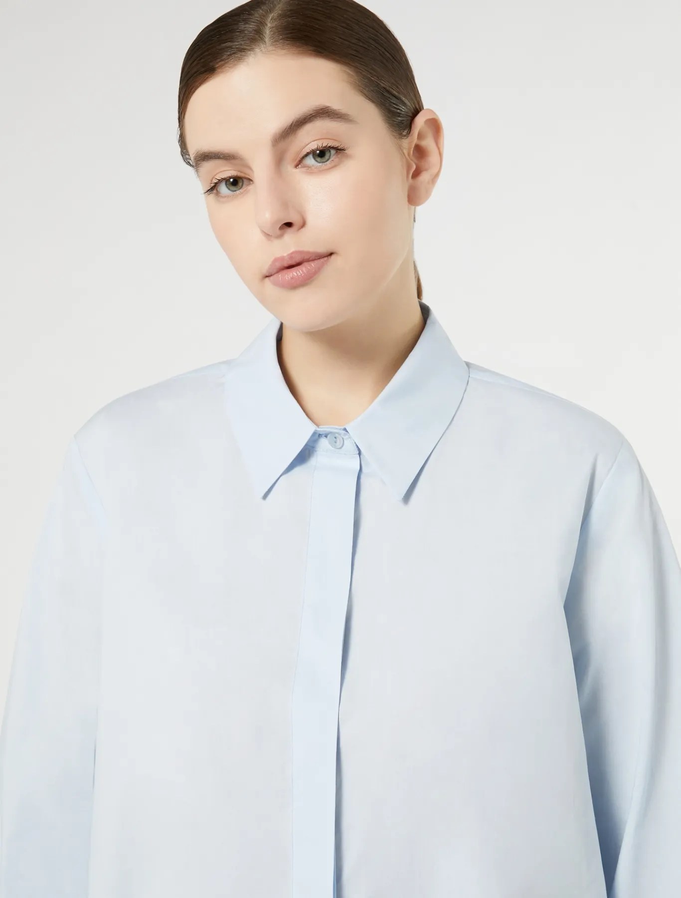 Marina Rinaldi Chemise en popeline de coton AZURE Discount