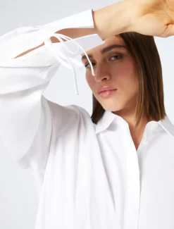 Marina Rinaldi Chemise en popeline de coton BLANCNEUTRE New