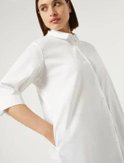 Marina Rinaldi Chemise en popeline de coton mélangé BLANCNEUTRE Sale