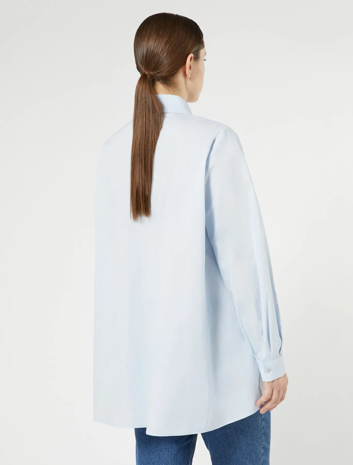 Marina Rinaldi Chemise en popeline de coton AZURE Discount