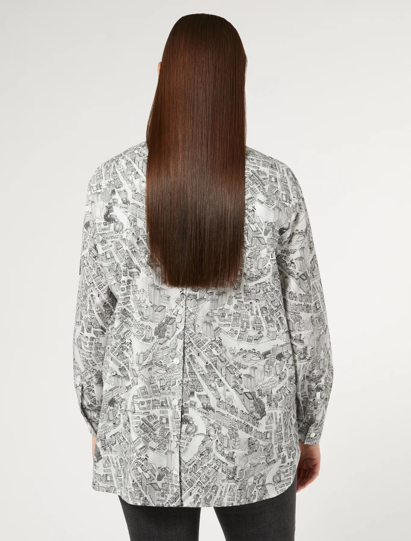 Marina Rinaldi Chemise en popeline de coton BLANCNEUTRE Sale