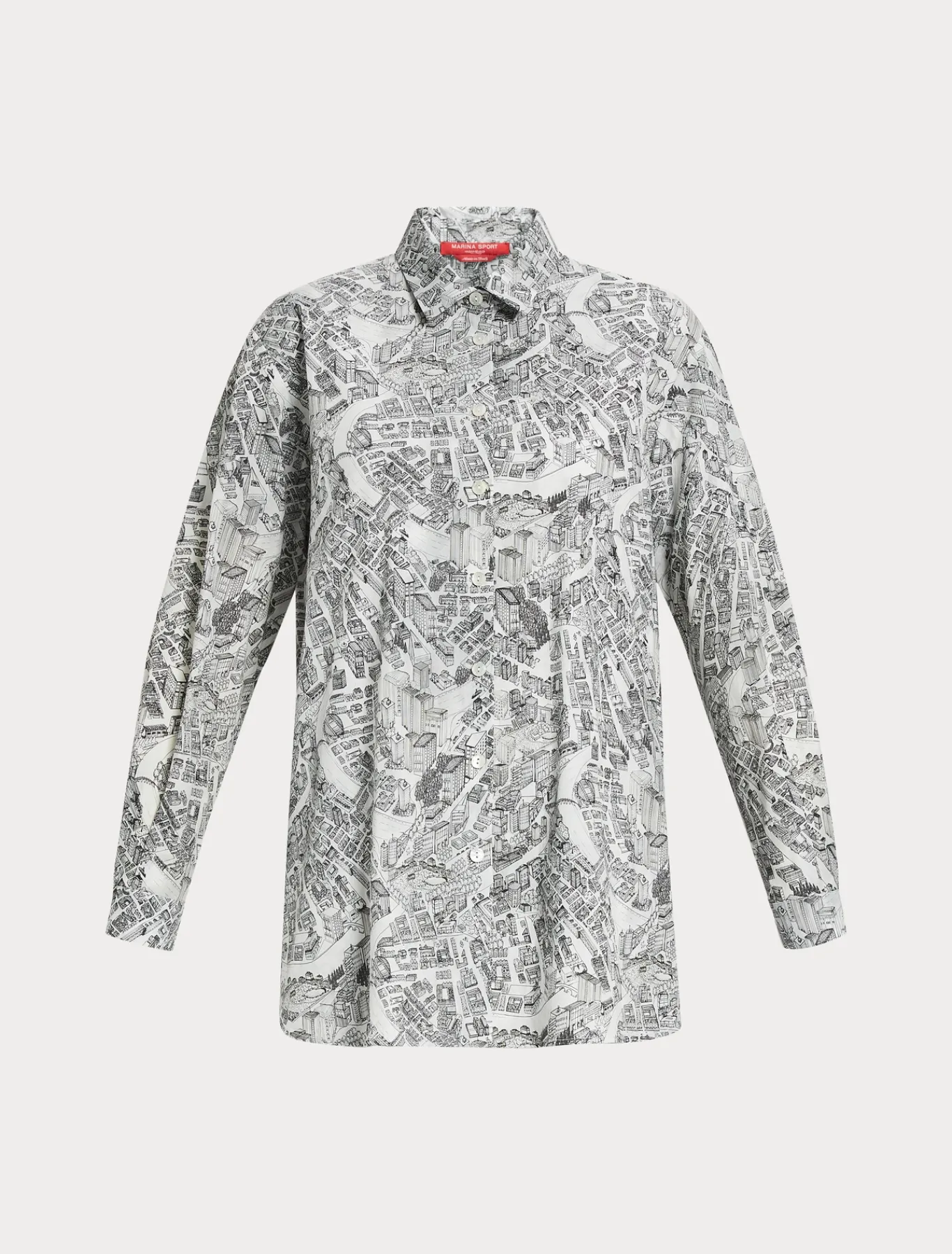 Marina Rinaldi Chemise en popeline de coton BLANCNEUTRE Sale