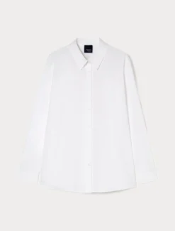 Marina Rinaldi Chemise en popeline de coton BLANCNEUTRE Sale