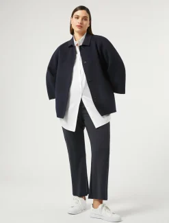 Marina Rinaldi Chemise en popeline de coton mélangé BLANCNEUTRE Sale