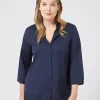 Marina Rinaldi Chemise en popeline stretch BLEUET Best