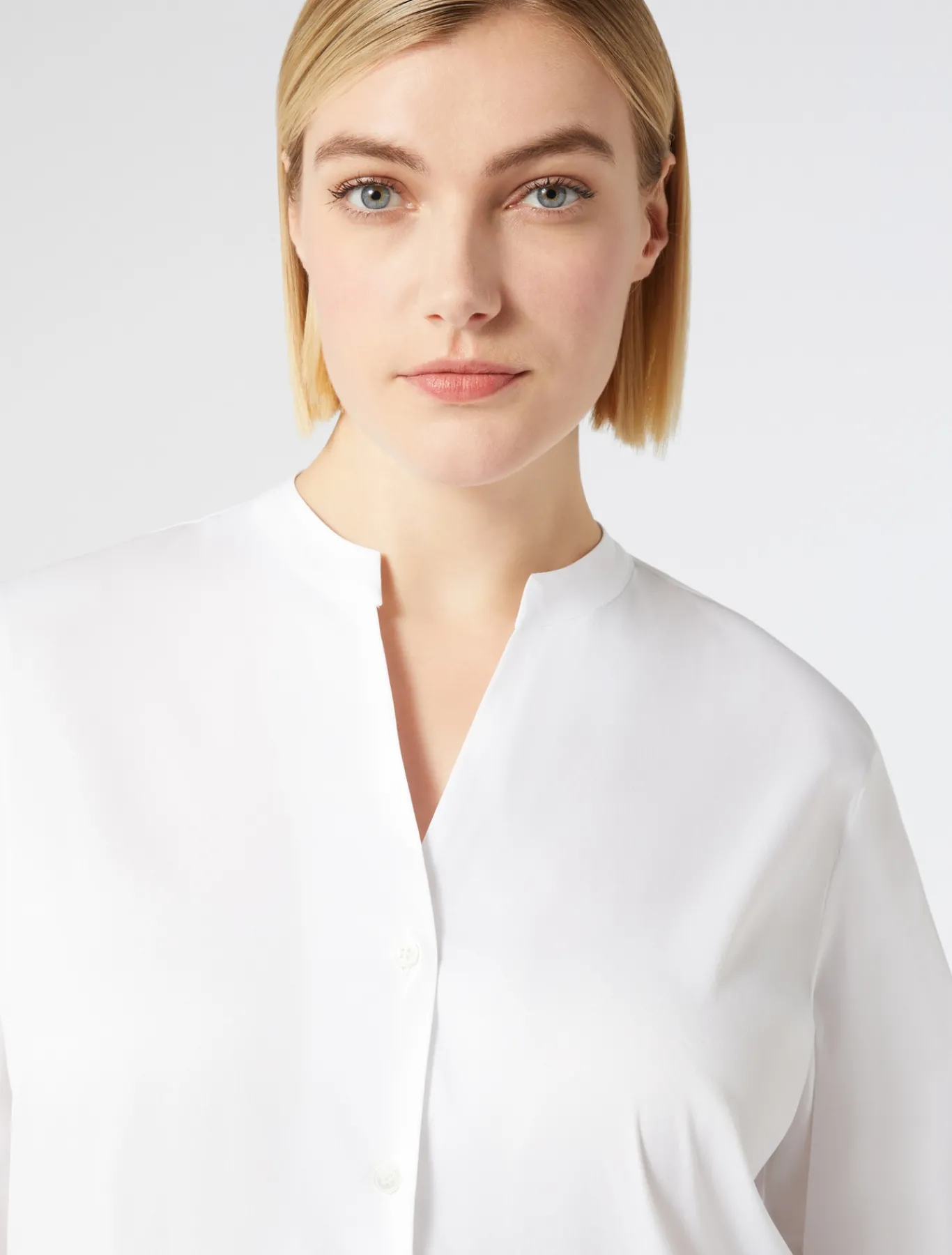 Marina Rinaldi Chemise en popeline stretch BLANCNEUTRE Outlet