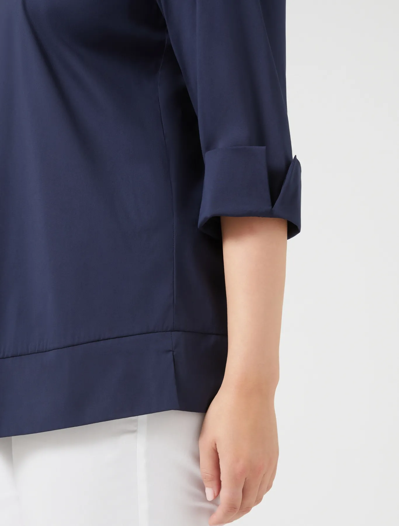 Marina Rinaldi Chemise en popeline stretch BLEUET Best