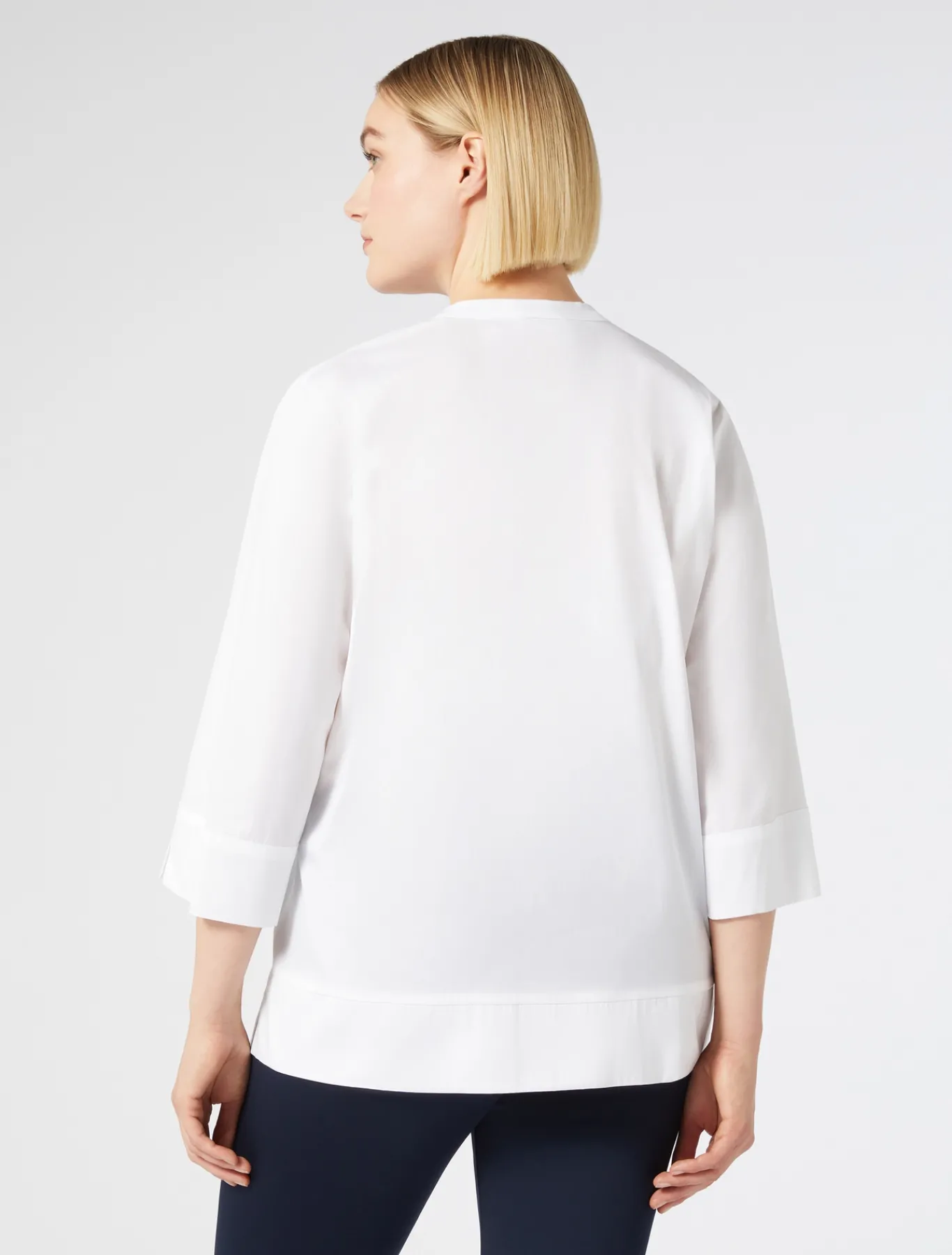Marina Rinaldi Chemise en popeline stretch BLANCNEUTRE Outlet
