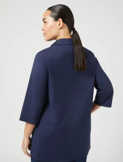 Marina Rinaldi Chemise en popeline stretch BLEUET Discount