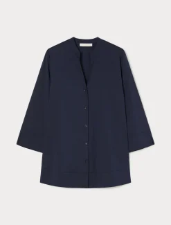 Marina Rinaldi Chemise en popeline stretch BLEUET Best