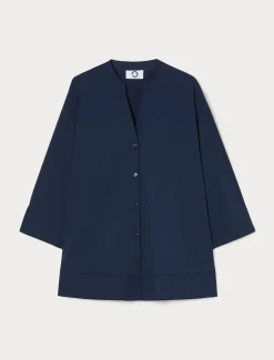 Marina Rinaldi Chemise en popeline stretch BLEUNUIT Sale