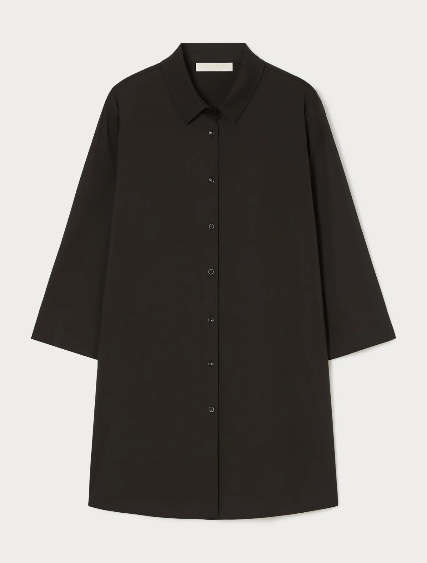 Marina Rinaldi Chemise en popeline stretch NOIR Clearance