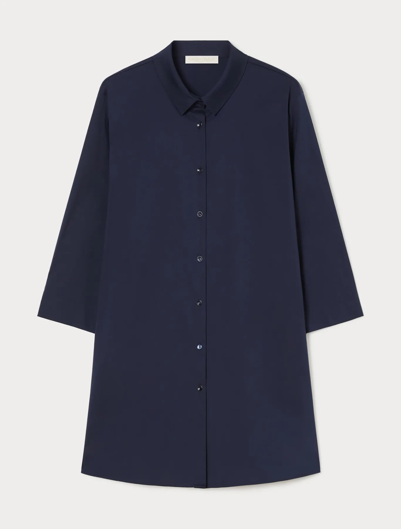 Marina Rinaldi Chemise en popeline stretch BLEUET Discount