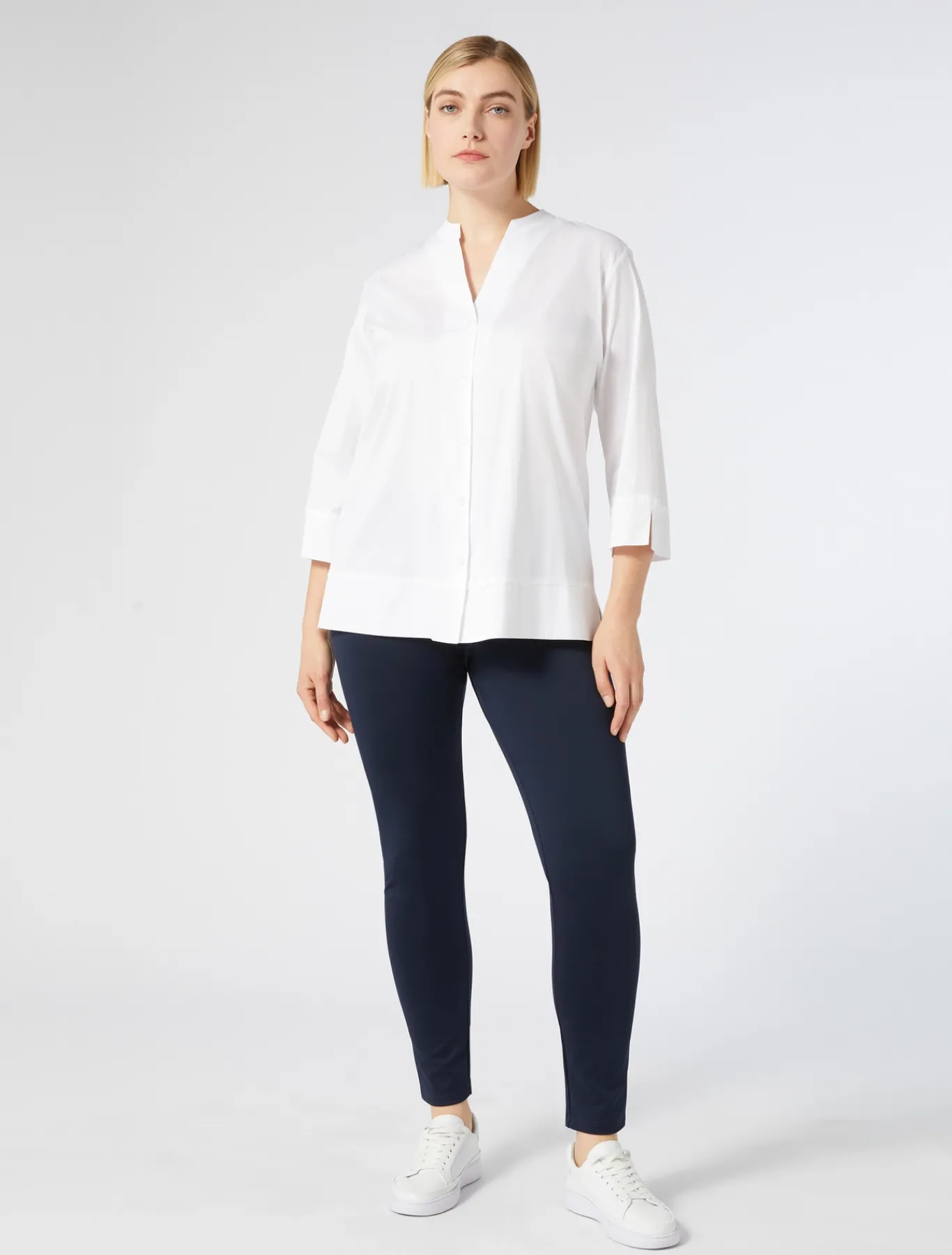 Marina Rinaldi Chemise en popeline stretch BLANCNEUTRE Outlet