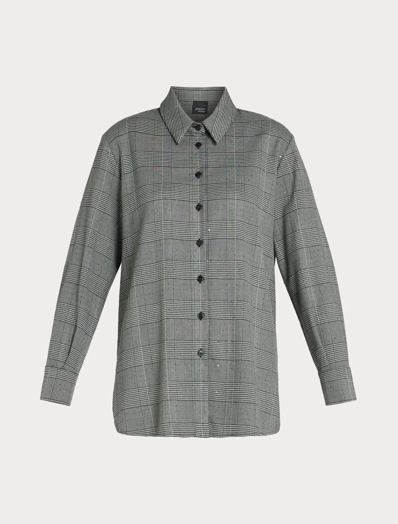 Marina Rinaldi Chemise en prince-de-Galles NOIR Hot