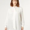 Marina Rinaldi Chemise en satin BLANC Outlet