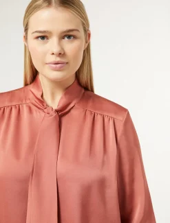 Marina Rinaldi Chemise en satin TERRECUITE Sale