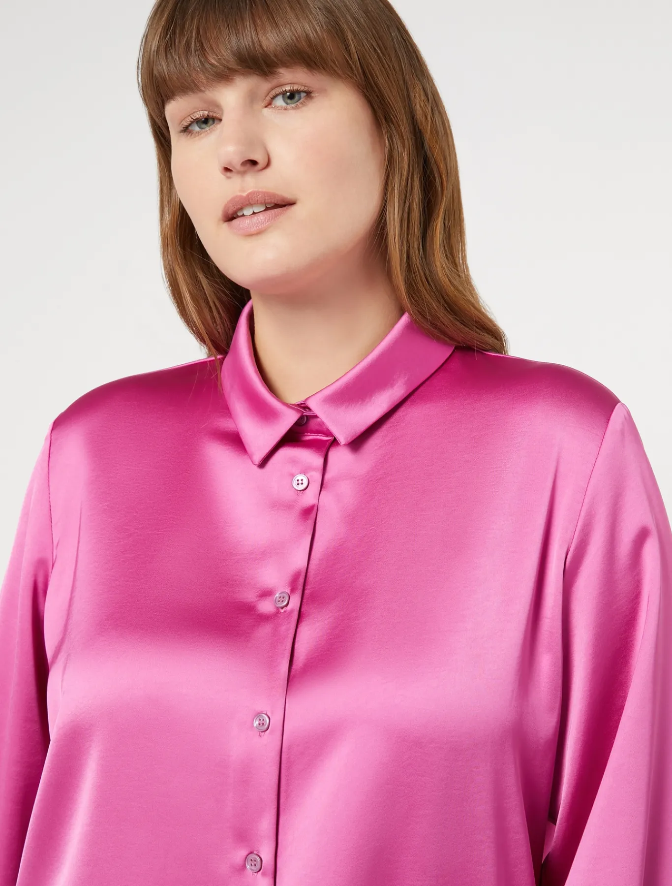 Marina Rinaldi Chemise en satin fluide VIEUXROSE Fashion