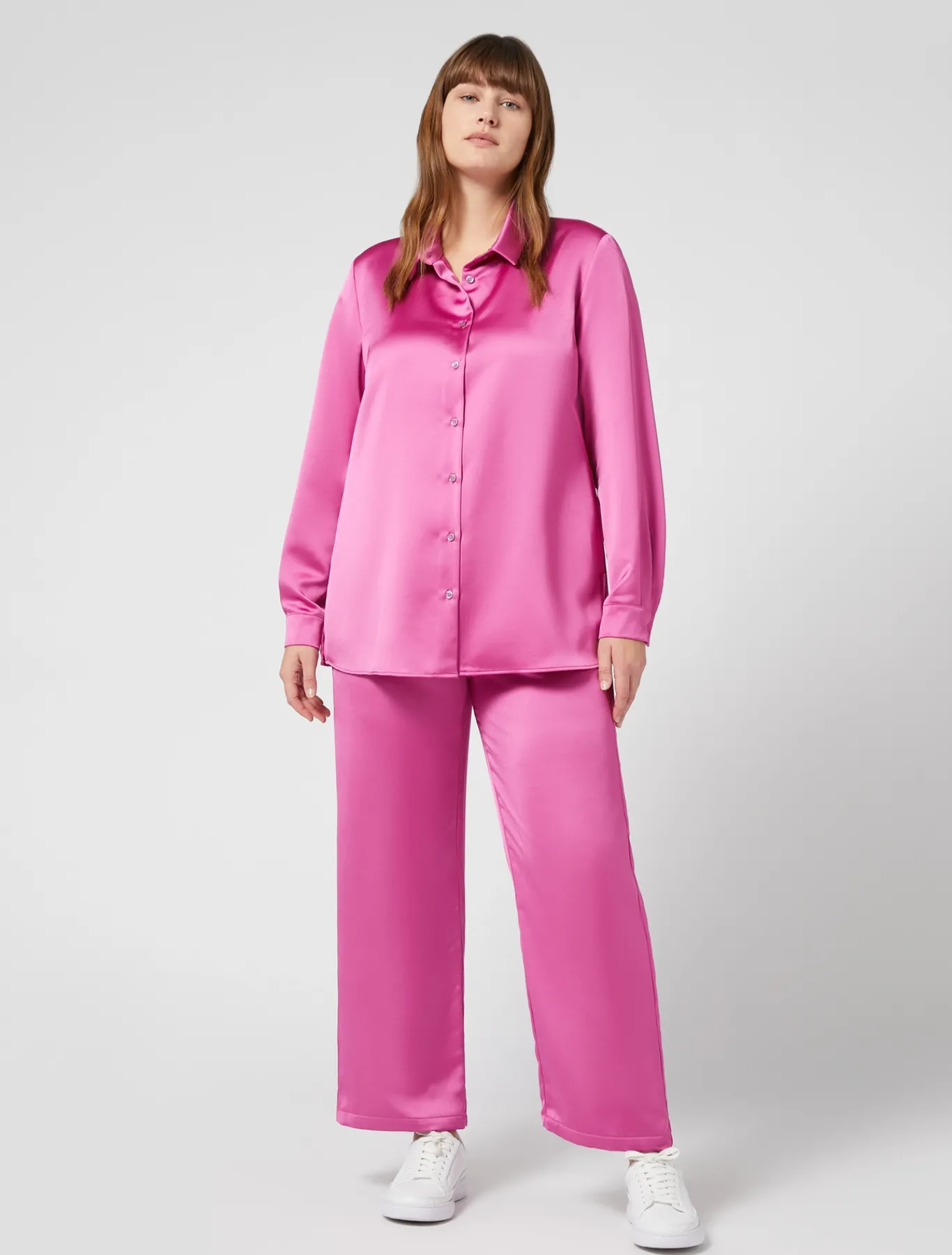 Marina Rinaldi Chemise en satin fluide VIEUXROSE Fashion