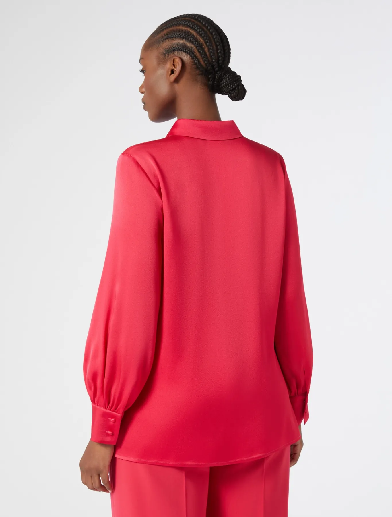 Marina Rinaldi Chemise en satin léger FUCHSIA Clearance