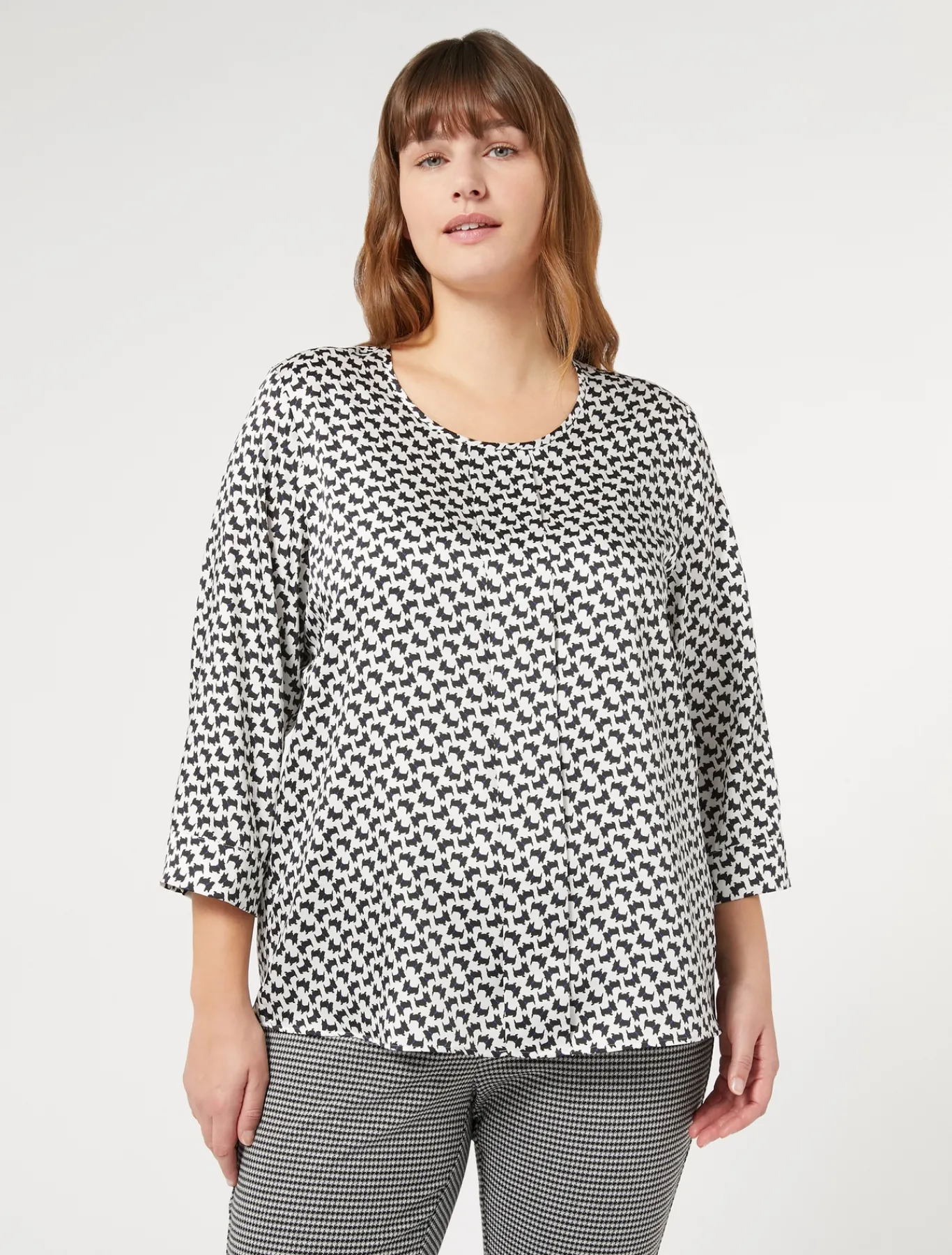 Marina Rinaldi Chemise en sergé BLANC Outlet