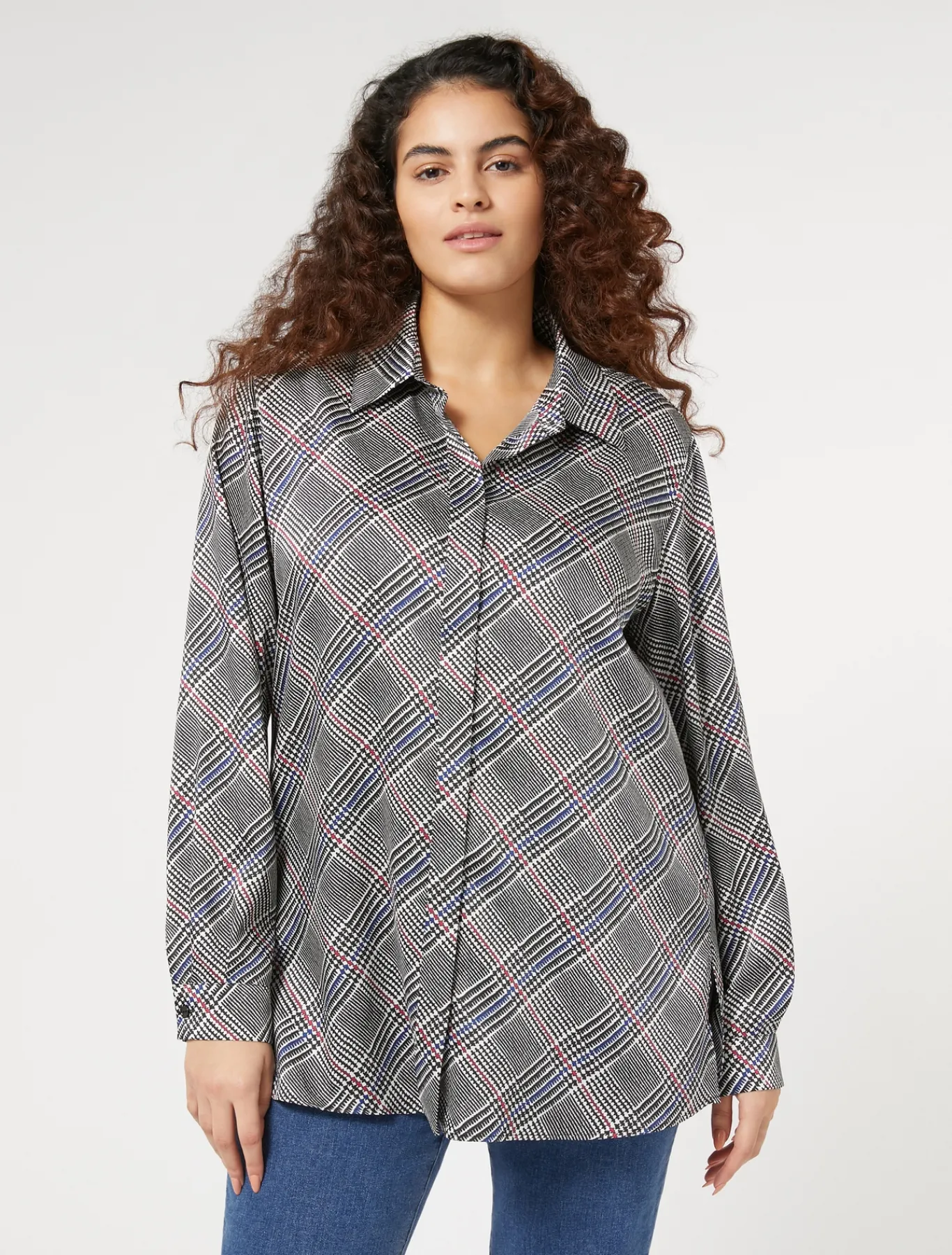 Marina Rinaldi Chemise en sergé NOIR Outlet