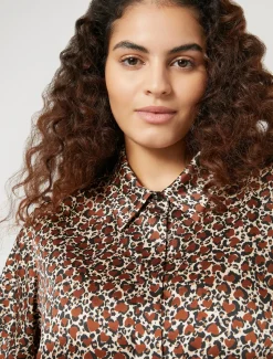 Marina Rinaldi Chemise en sergé TERRECUITE New