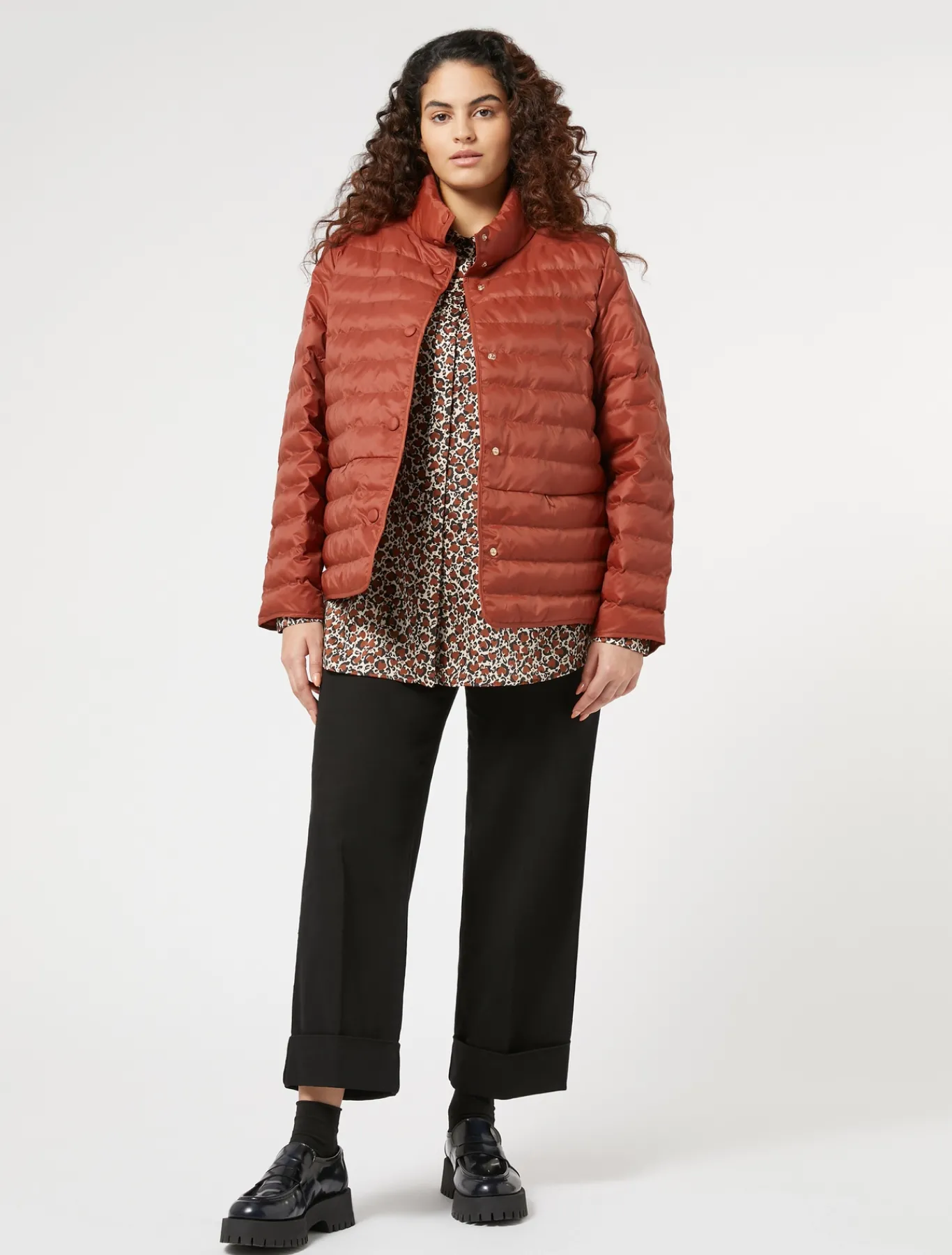 Marina Rinaldi Chemise en sergé TERRECUITE New