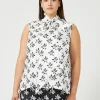 Marina Rinaldi Chemise en sergé de soie BLANC Fashion