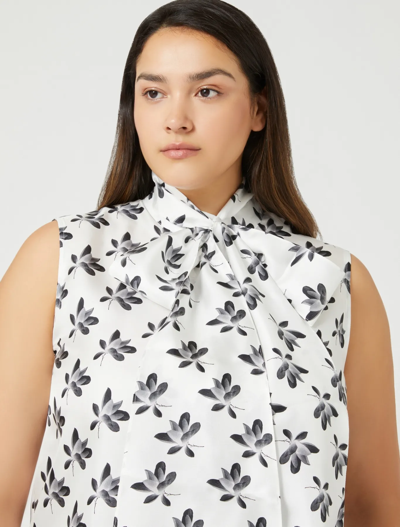 Marina Rinaldi Chemise en sergé de soie BLANC Fashion