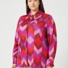 Marina Rinaldi Chemise en sergé imprimé MULTICOLORE Hot