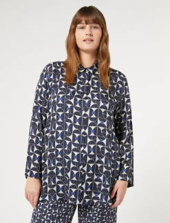 Marina Rinaldi Chemise en sergé imprimé BLEUMARINE Fashion