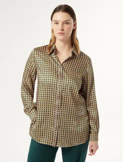 Marina Rinaldi Chemise en sergé imprimé ROSE Hot