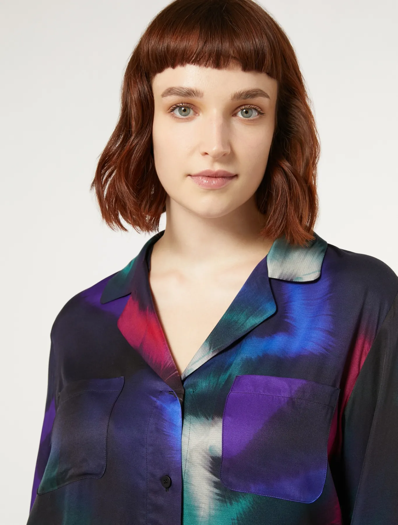 Marina Rinaldi Chemise en sergé imprimé NOIR Clearance