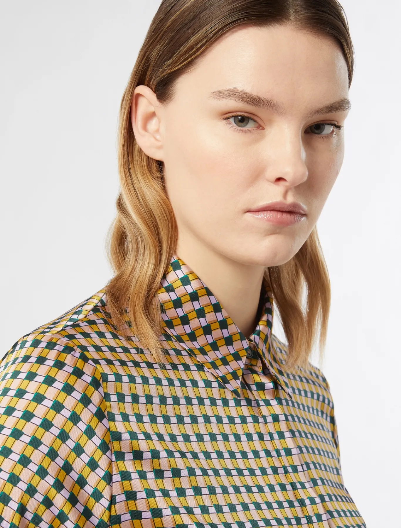 Marina Rinaldi Chemise en sergé imprimé ROSE Hot