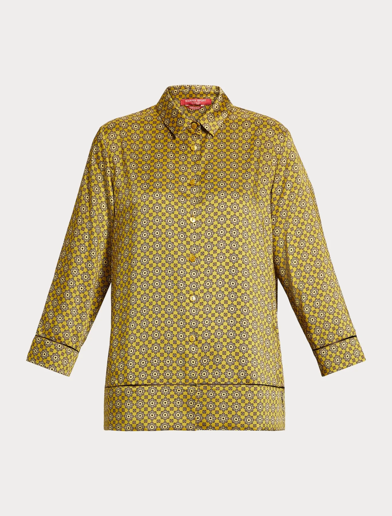 Marina Rinaldi Chemise en sergé imprimé OCRE Clearance