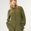 Marina Rinaldi Chemise en soie VERT Discount