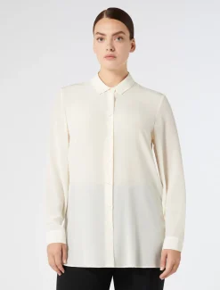 Marina Rinaldi Chemise en soie BLANC Best