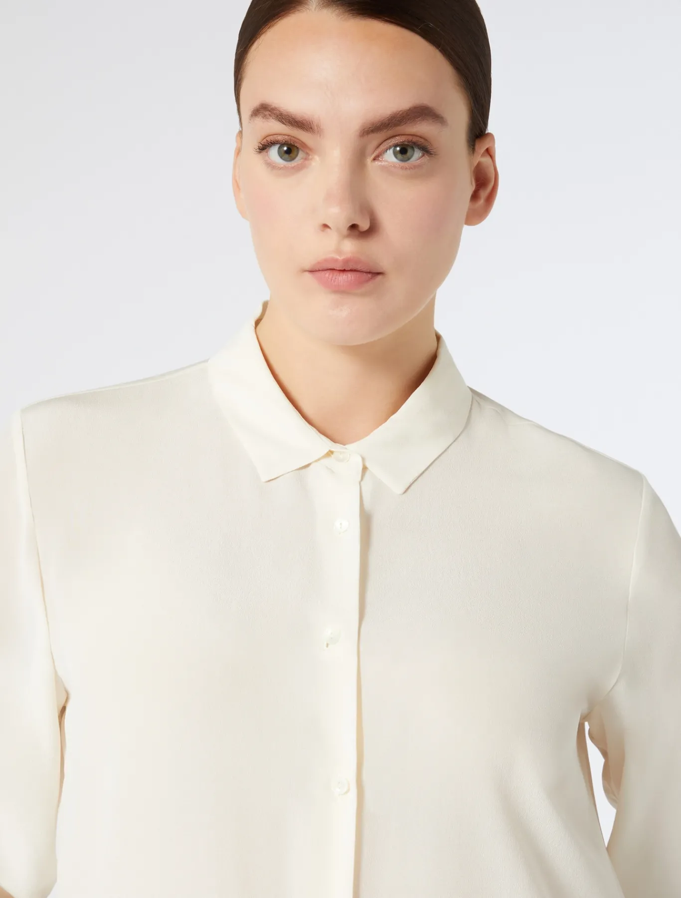 Marina Rinaldi Chemise en soie BLANC Best