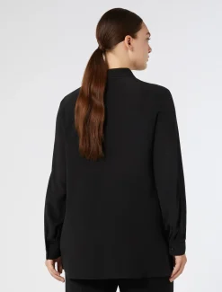 Marina Rinaldi Chemise en soie NOIR Best