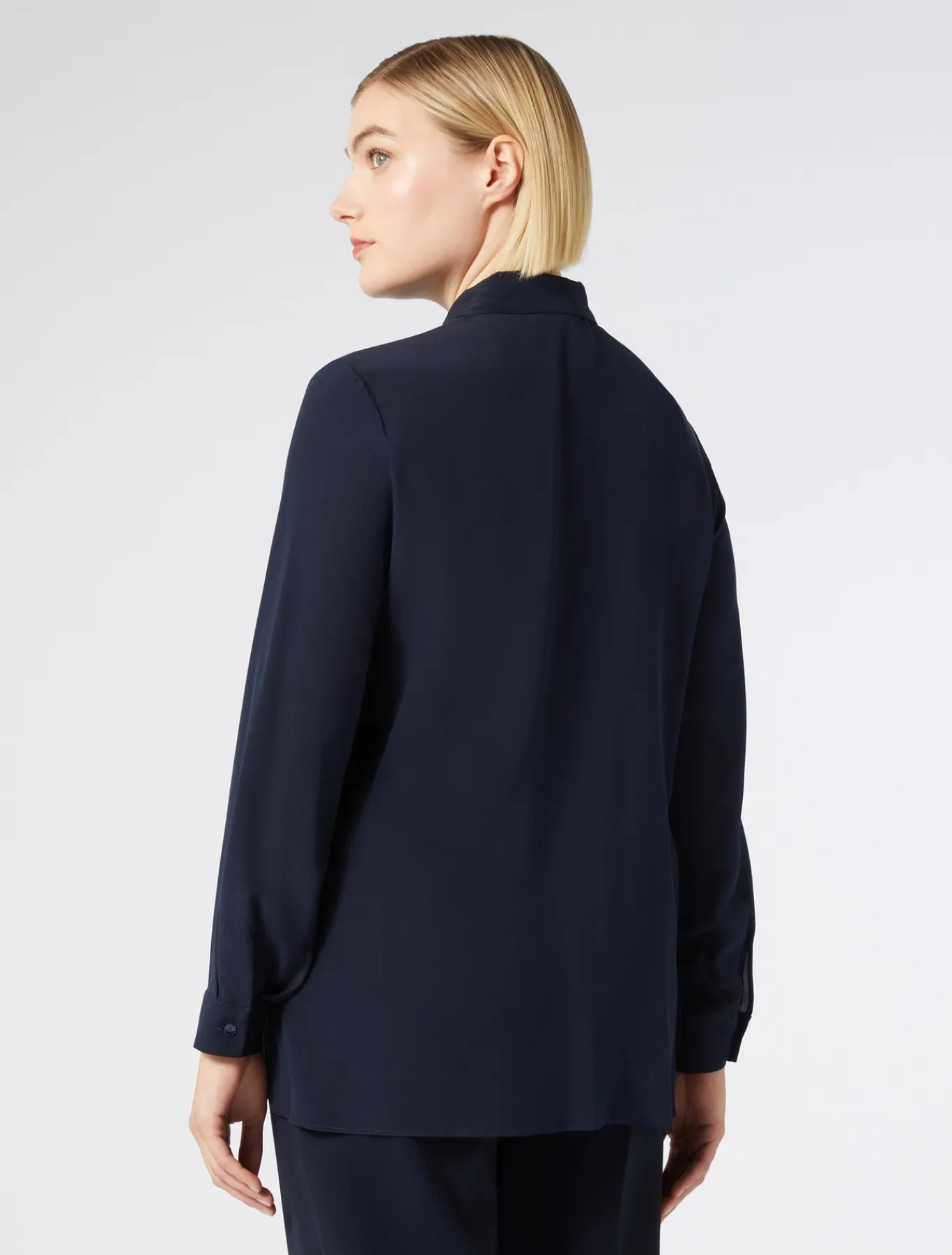Marina Rinaldi Chemise en soie BLEUET Best