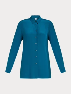 Marina Rinaldi Chemise en soie TURQUOISE Fashion