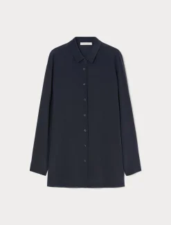 Marina Rinaldi Chemise en soie GRISBLEU Fashion