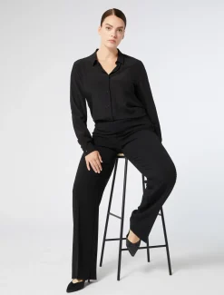 Marina Rinaldi Chemise en soie NOIR Best