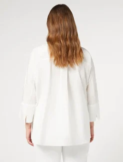 Marina Rinaldi Chemise en taffetas BLANC Hot