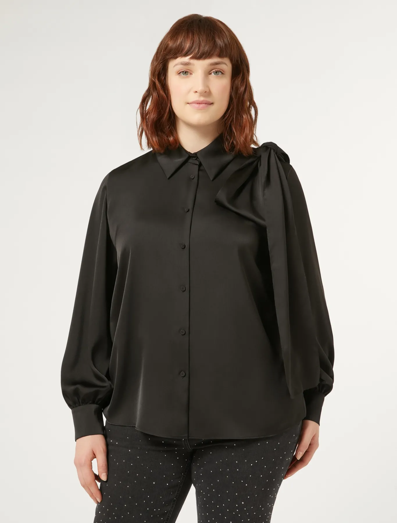 Marina Rinaldi Chemise en tissu technique NOIR Sale